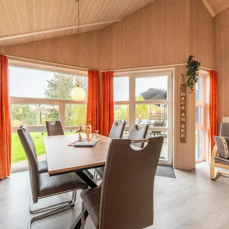 Feriehus 6 Personen In Direkter Seelage Mit Bootsteg Und Kanu Sowie Sauna, Whirlpool Und Kaminofen In Otterndorf